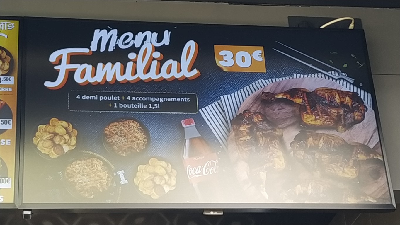 100% Crousti Original menu 3