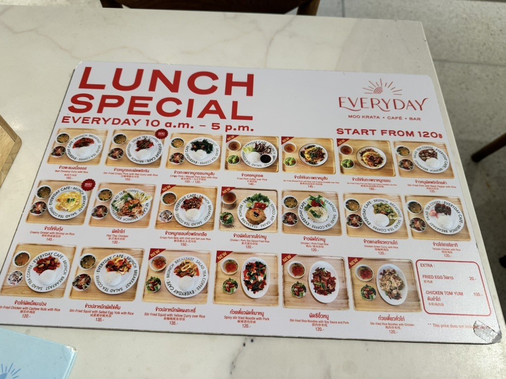 Everyday Mookrata Riverside menu 3