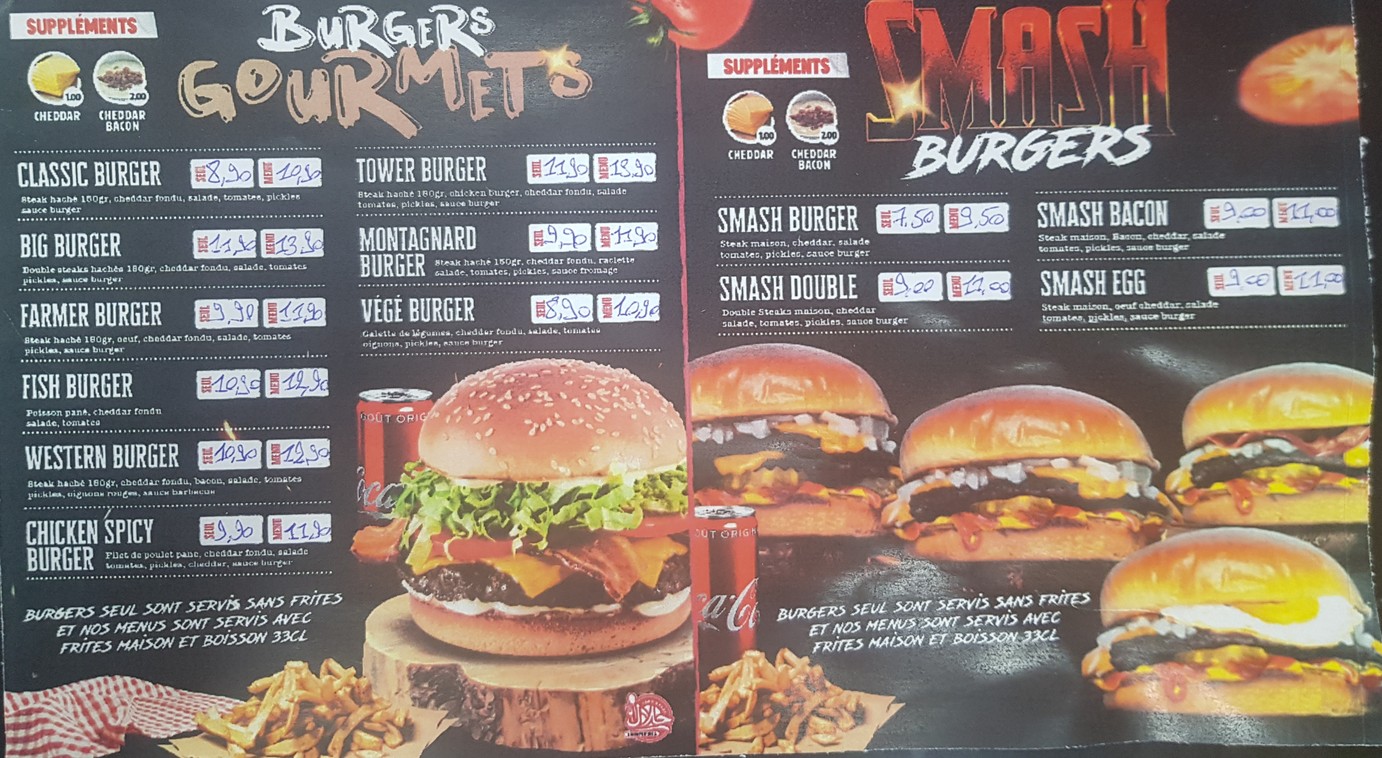 Mister Mister Grill | Kebab - Sandwichs baguette - Burgers - Tacos Pizza | Hallal | menu 1