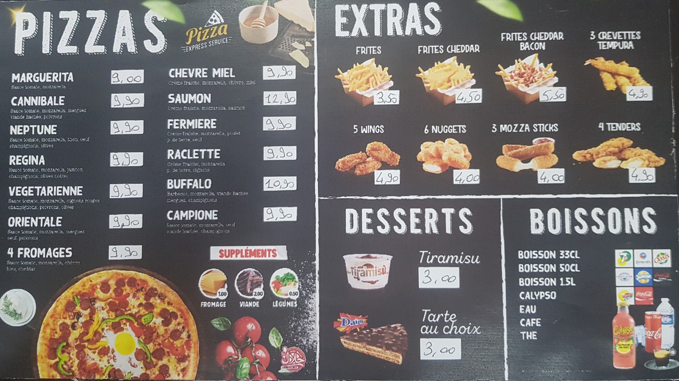 Mister Mister Grill | Kebab - Sandwichs baguette - Burgers - Tacos Pizza | Hallal | menu 3