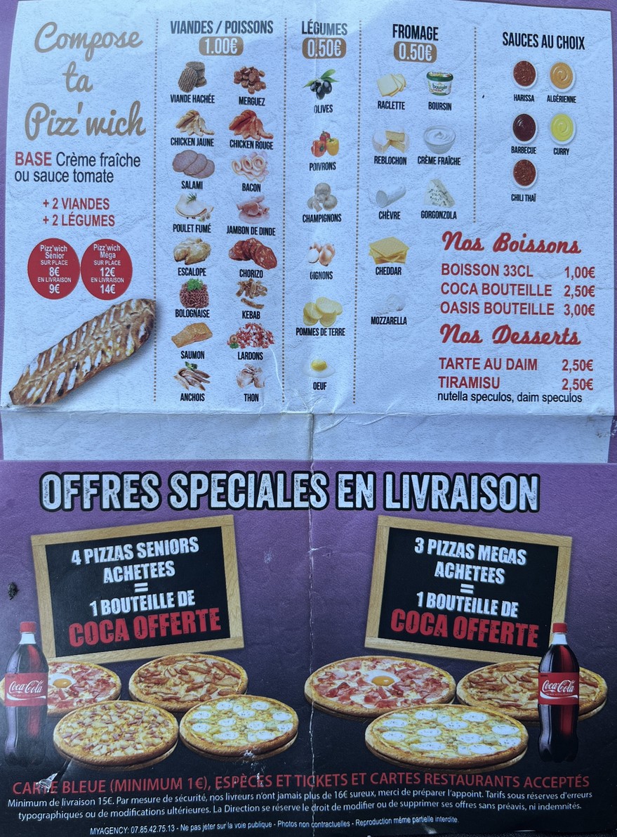 O'MAGIC le Blanc-Mesnil menu 7
