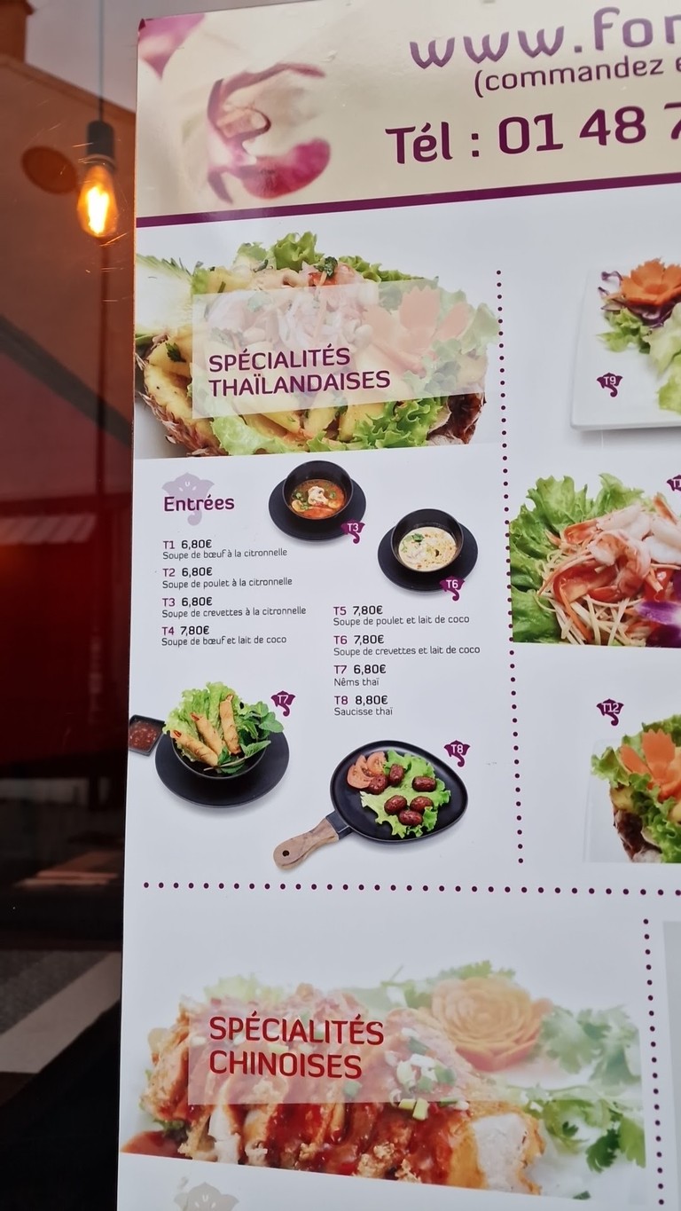 Fortai menu 1