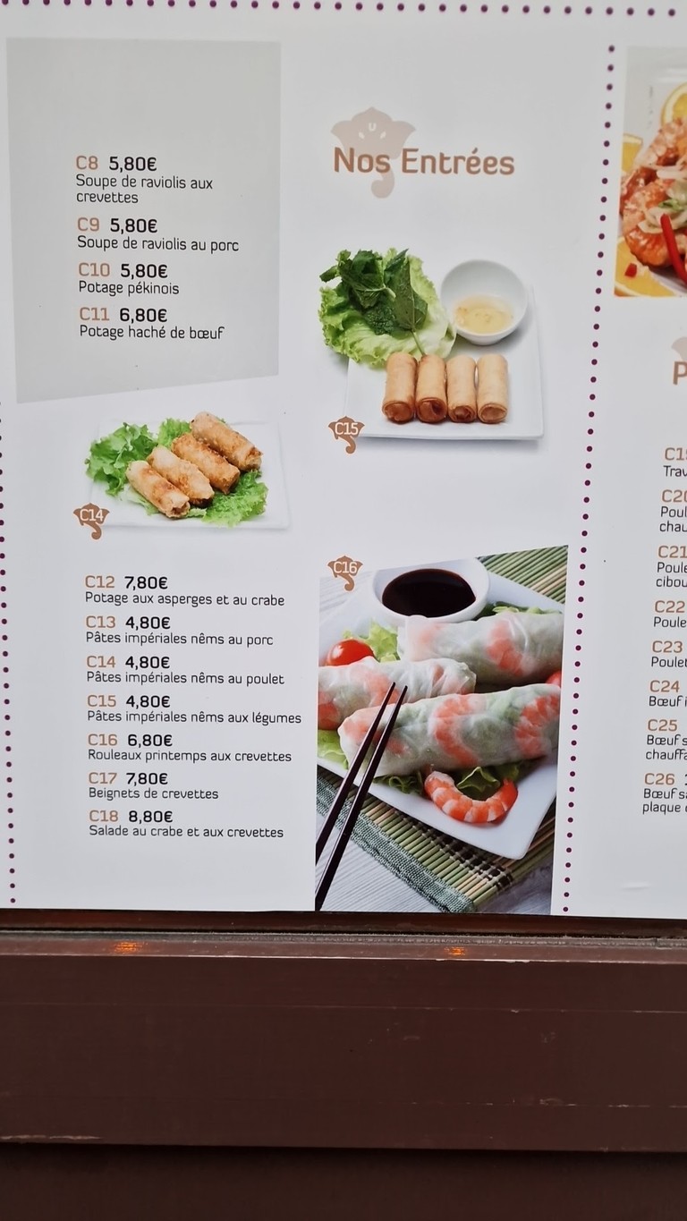 Fortai menu 7