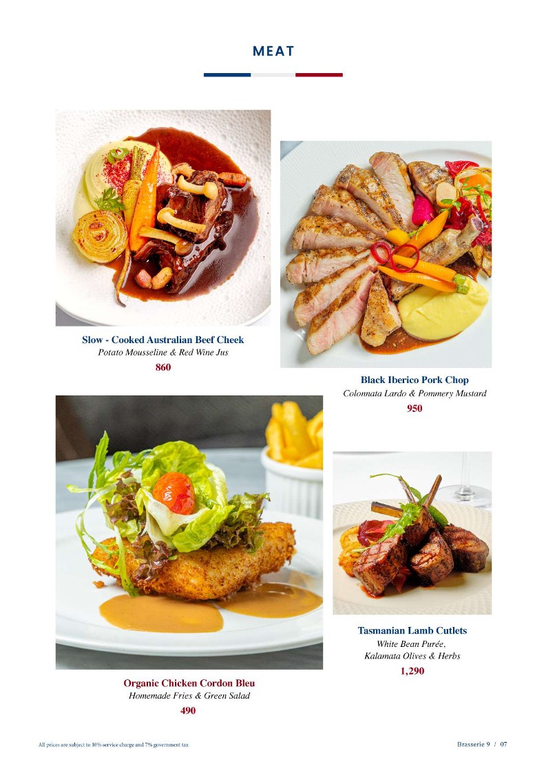 Brasserie 9 menu 3