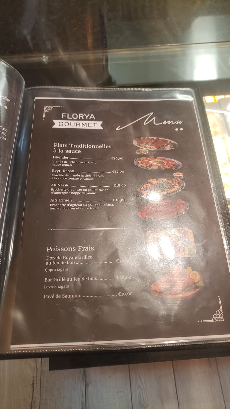 Restaurant Florya menu 4