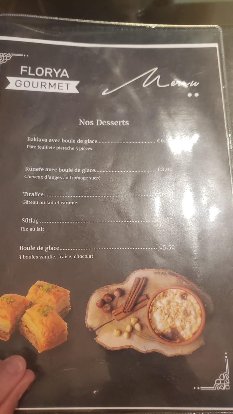 Restaurant Florya menu 5