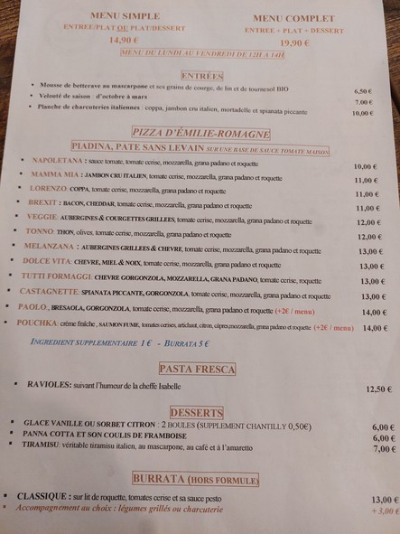 Les RDV Italiens