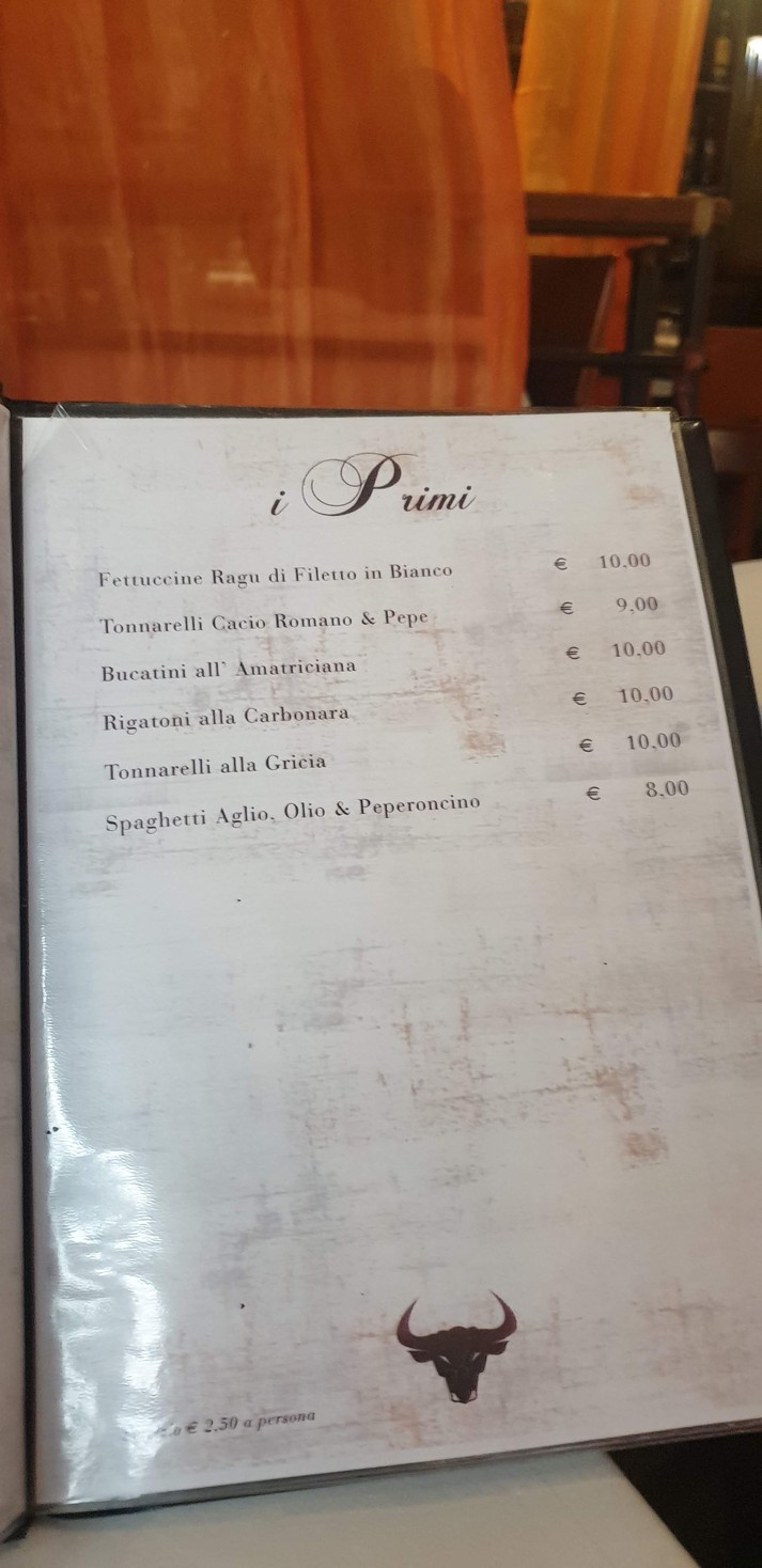 I Carnivori . menu 3