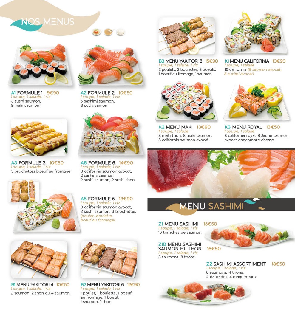 Bishoku menu 1