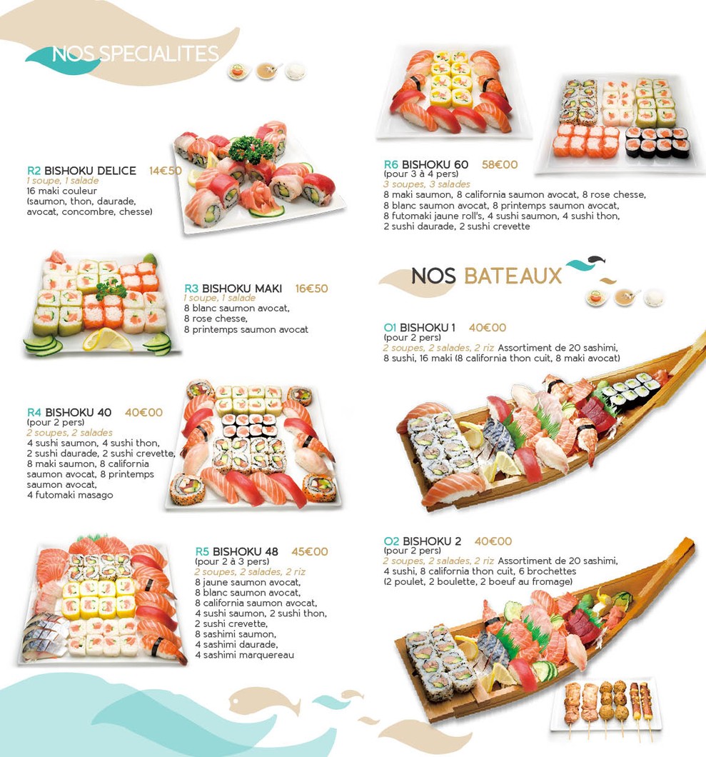 Bishoku menu 5