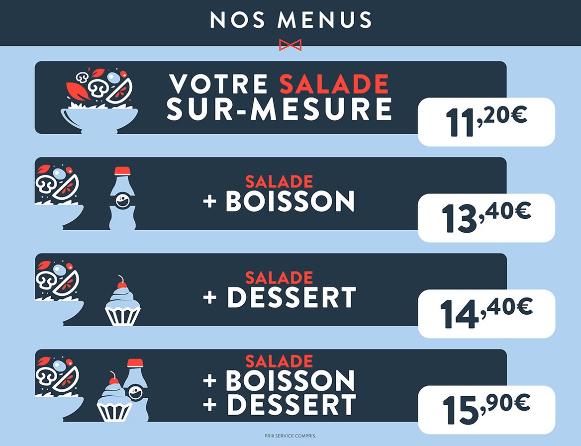 Mister Garden La Défense Europe - Salad Bar menu 2