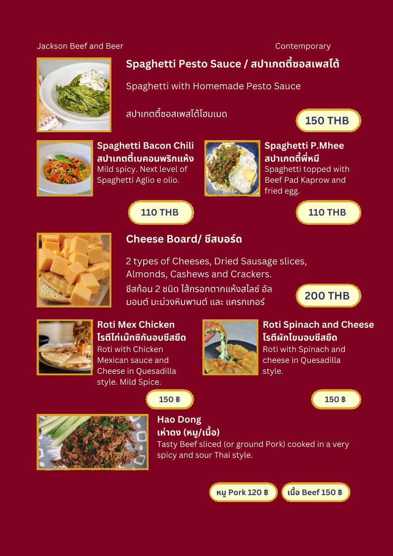 Jákson menu 5