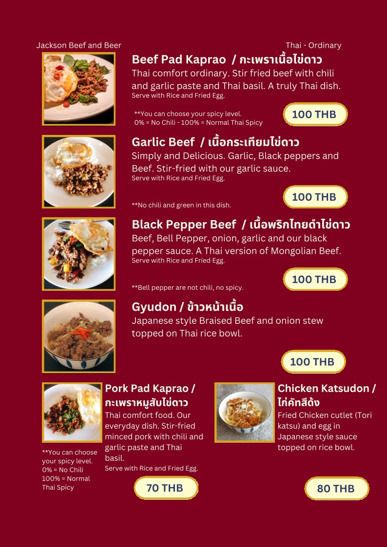 Jákson menu 6