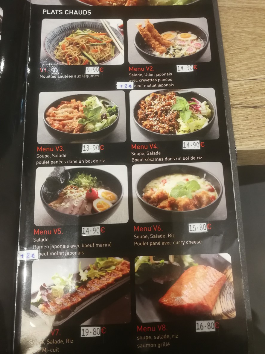 Sakura menu 2