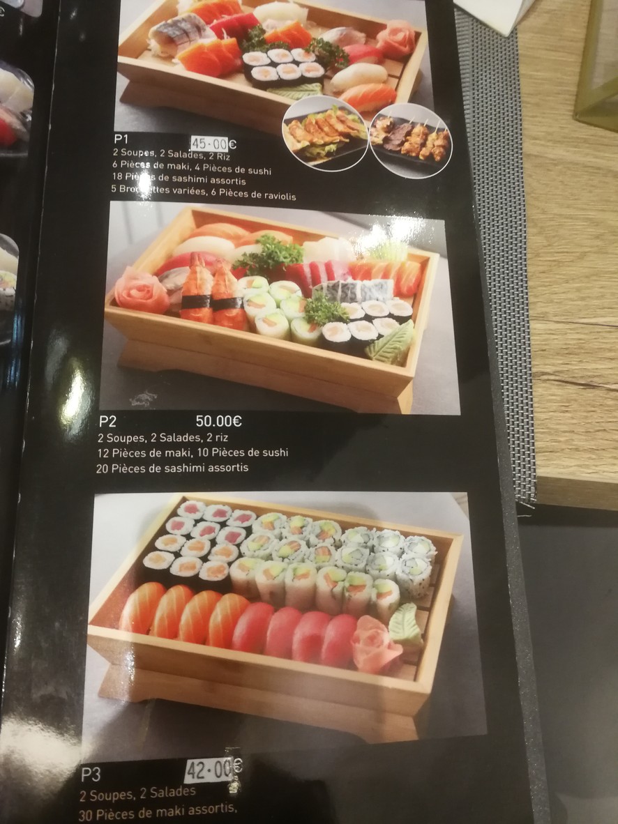 Sakura menu 3