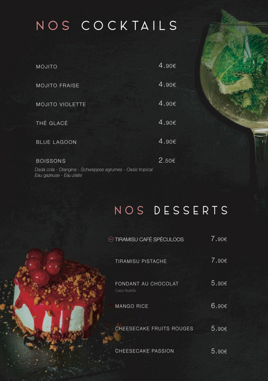 SUSHI WHITE - Nanterre menu 7