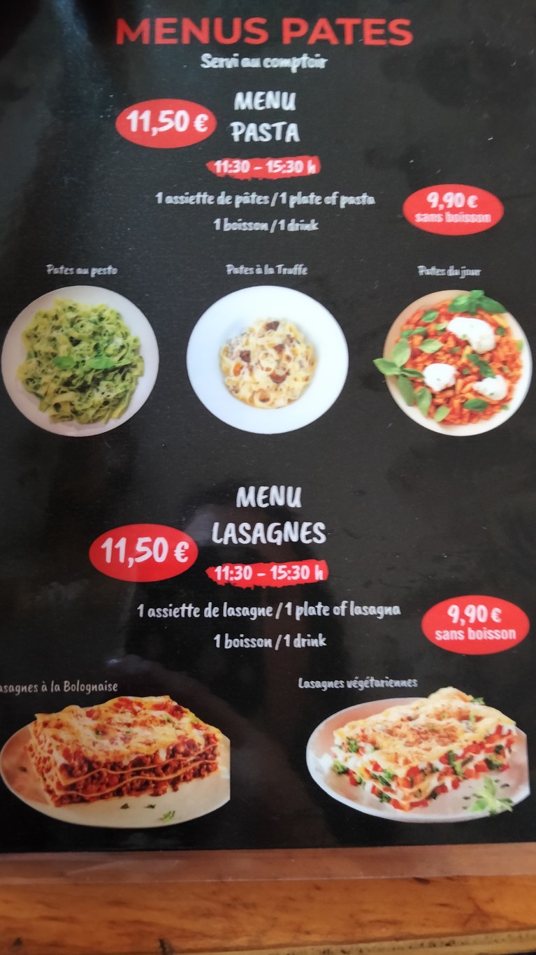 Mamma Roma menu 3
