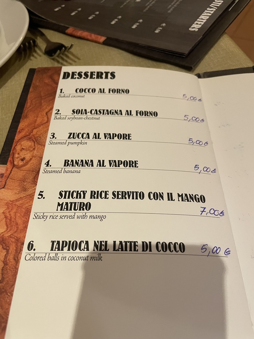 Sukhothai menu 5