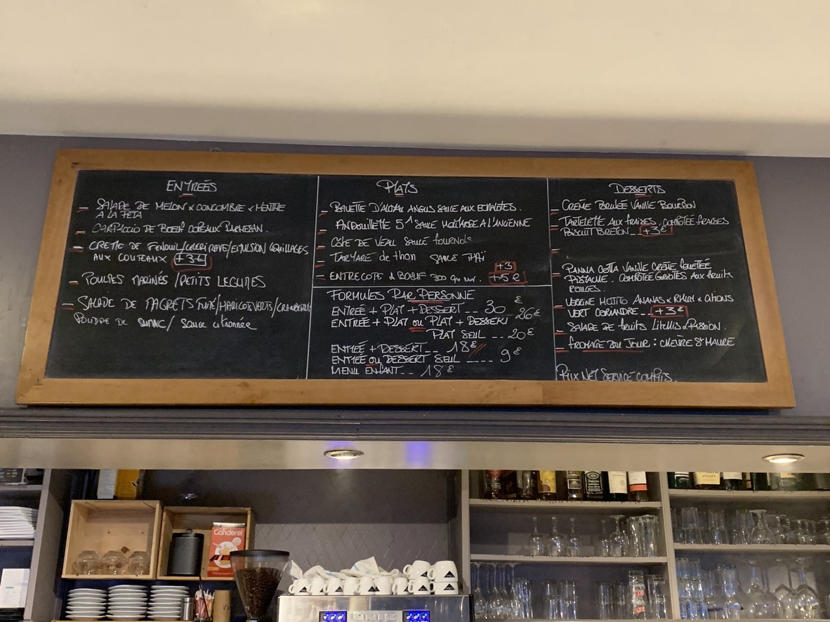 Restaurant Maison Rouge menu 1