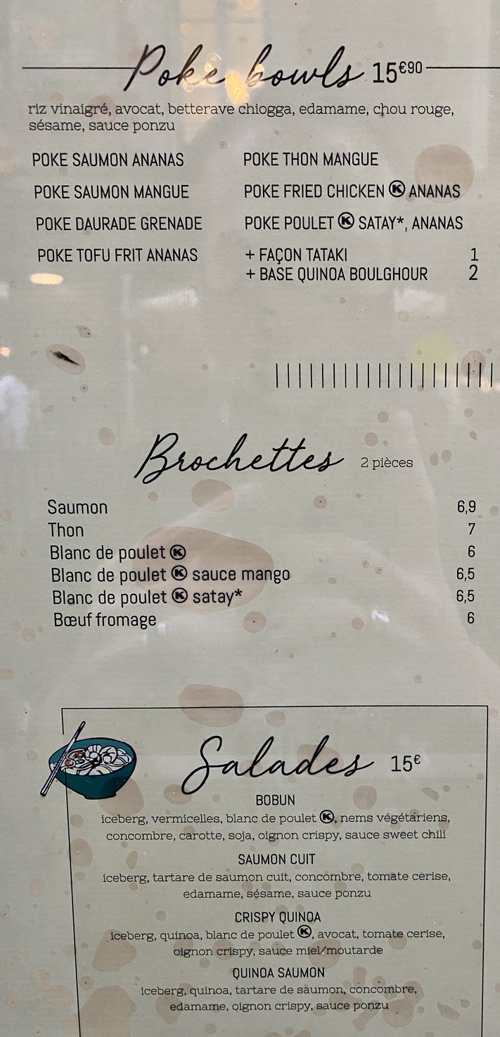 Ponzu Paris 16 menu 3