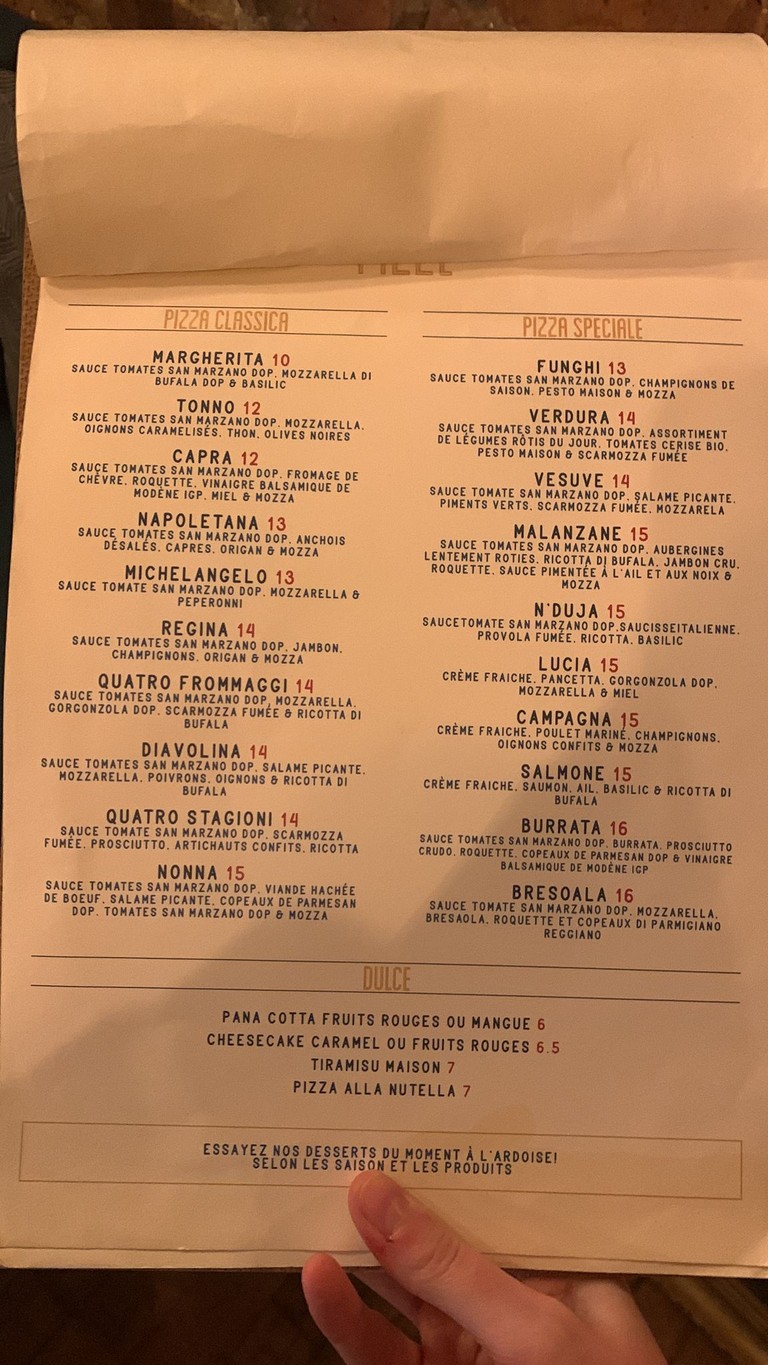 Nonna menu 1