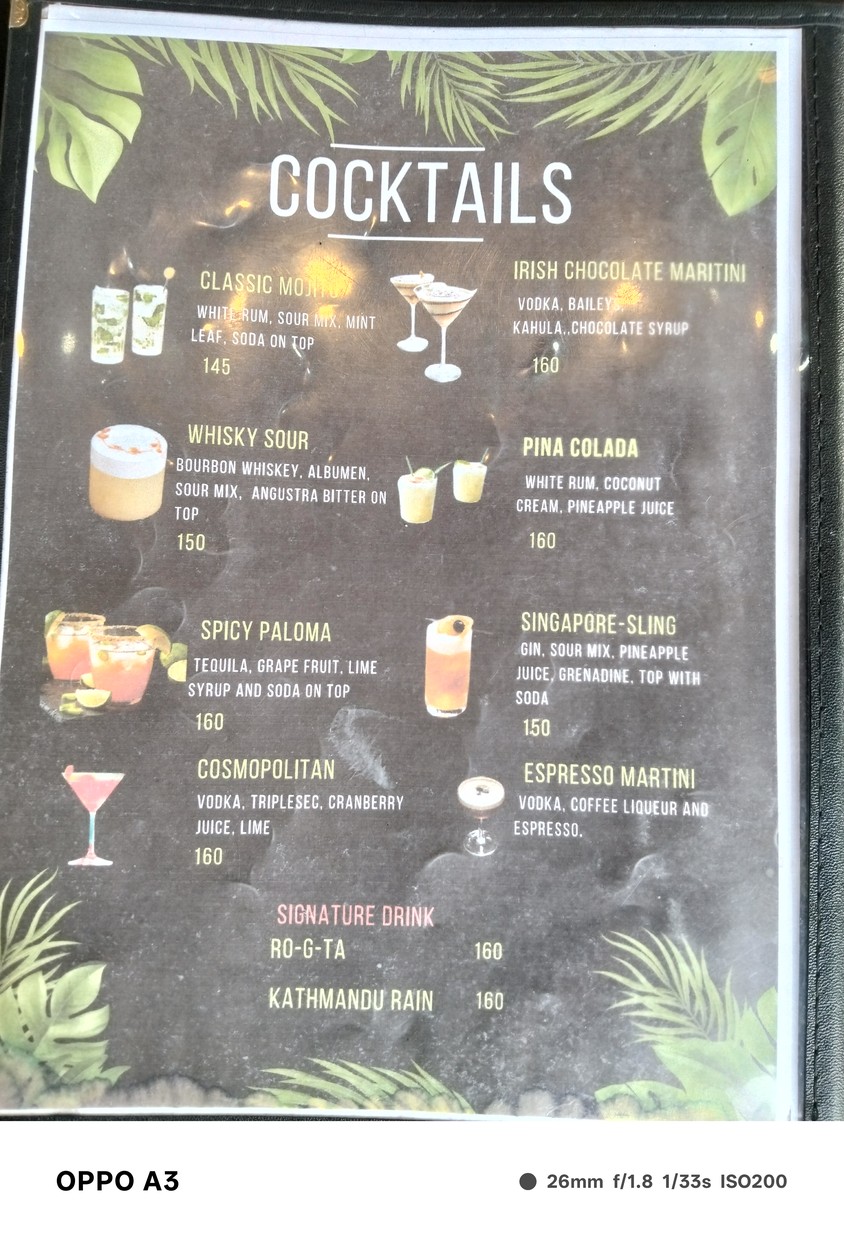 Himalayan Coffee menu 5