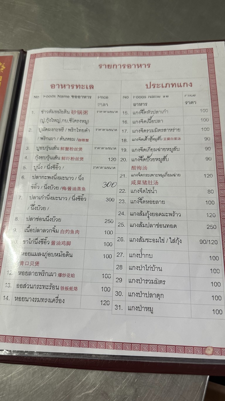 Di Bao Shi Na Kai Tao La Li menu 2