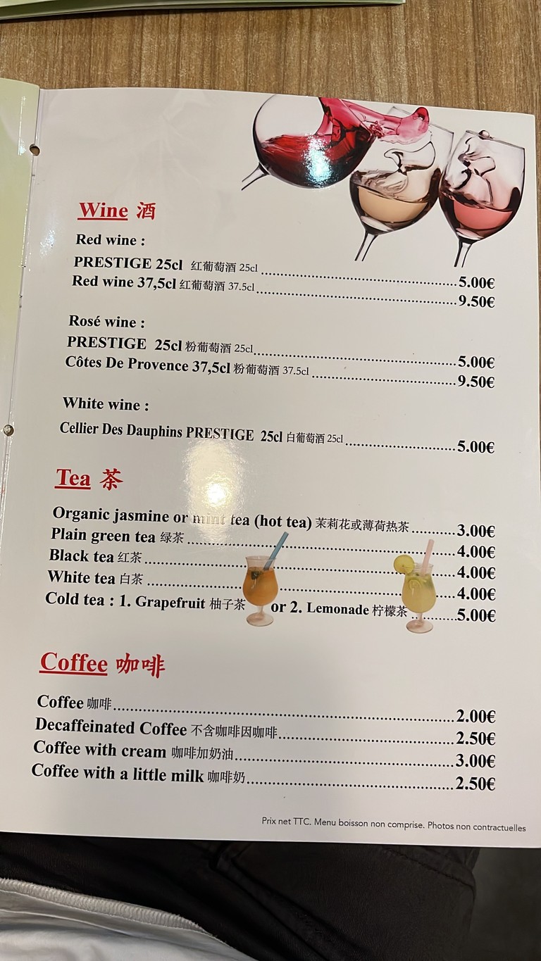 Végé'Saveurs menu 3