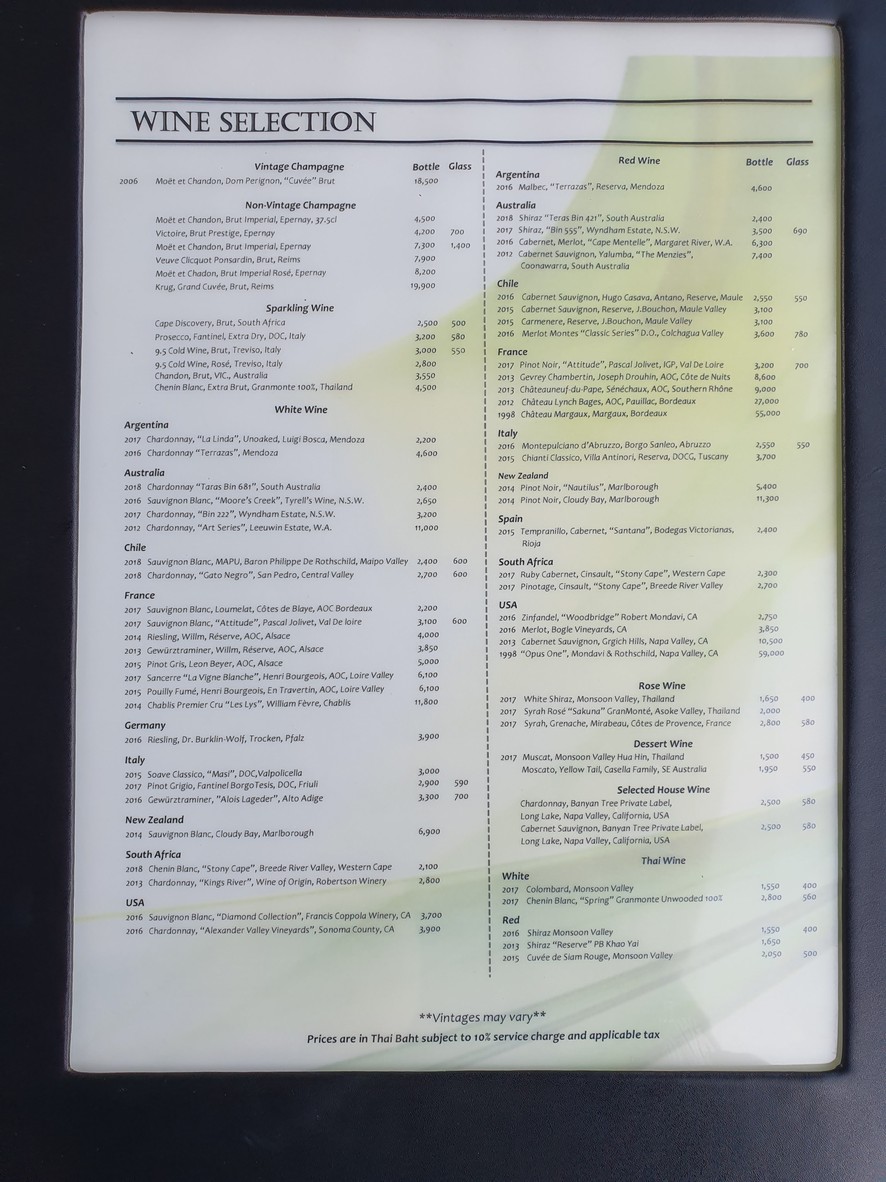 Saffron Thai Restaurant menu 3