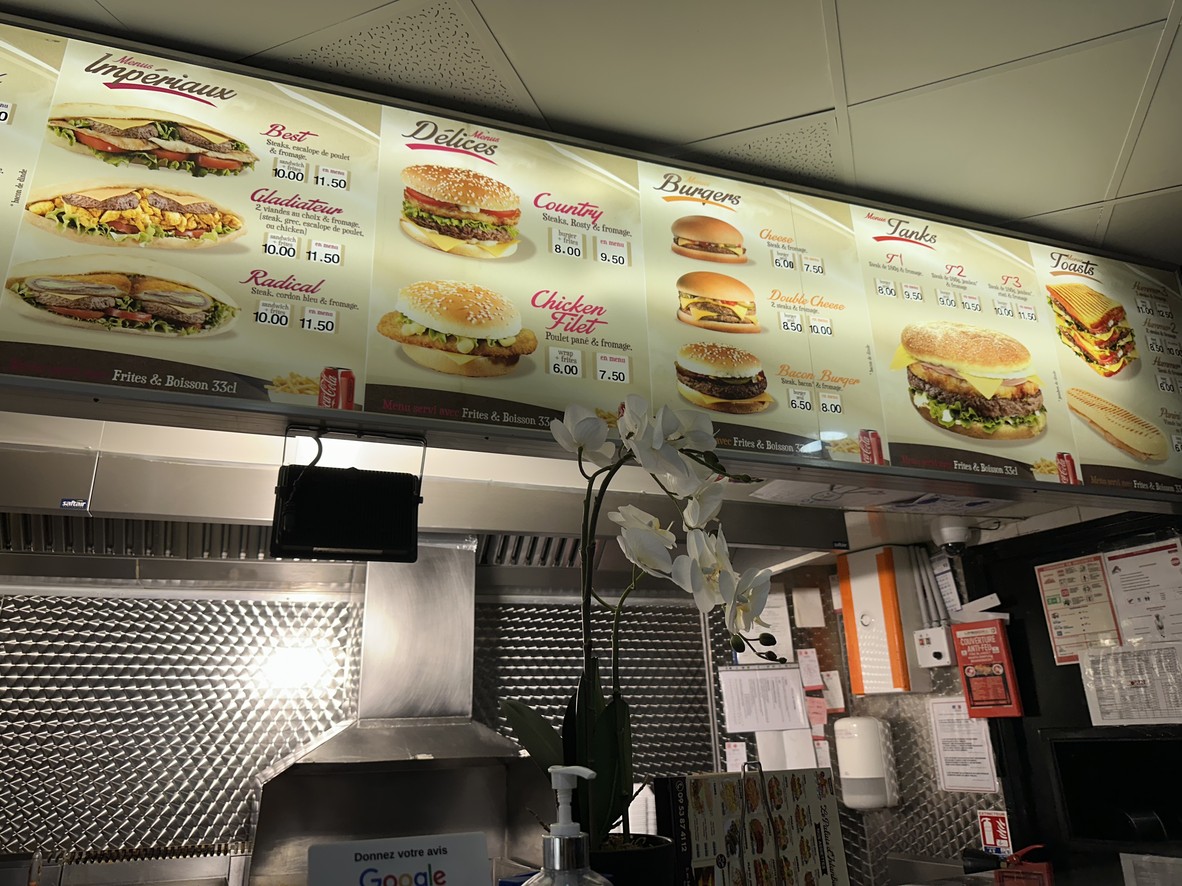 Palais d'Istanbul menu 2