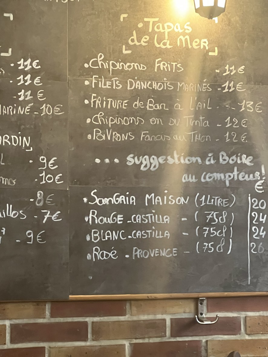 Bodega Potxolo menu 2