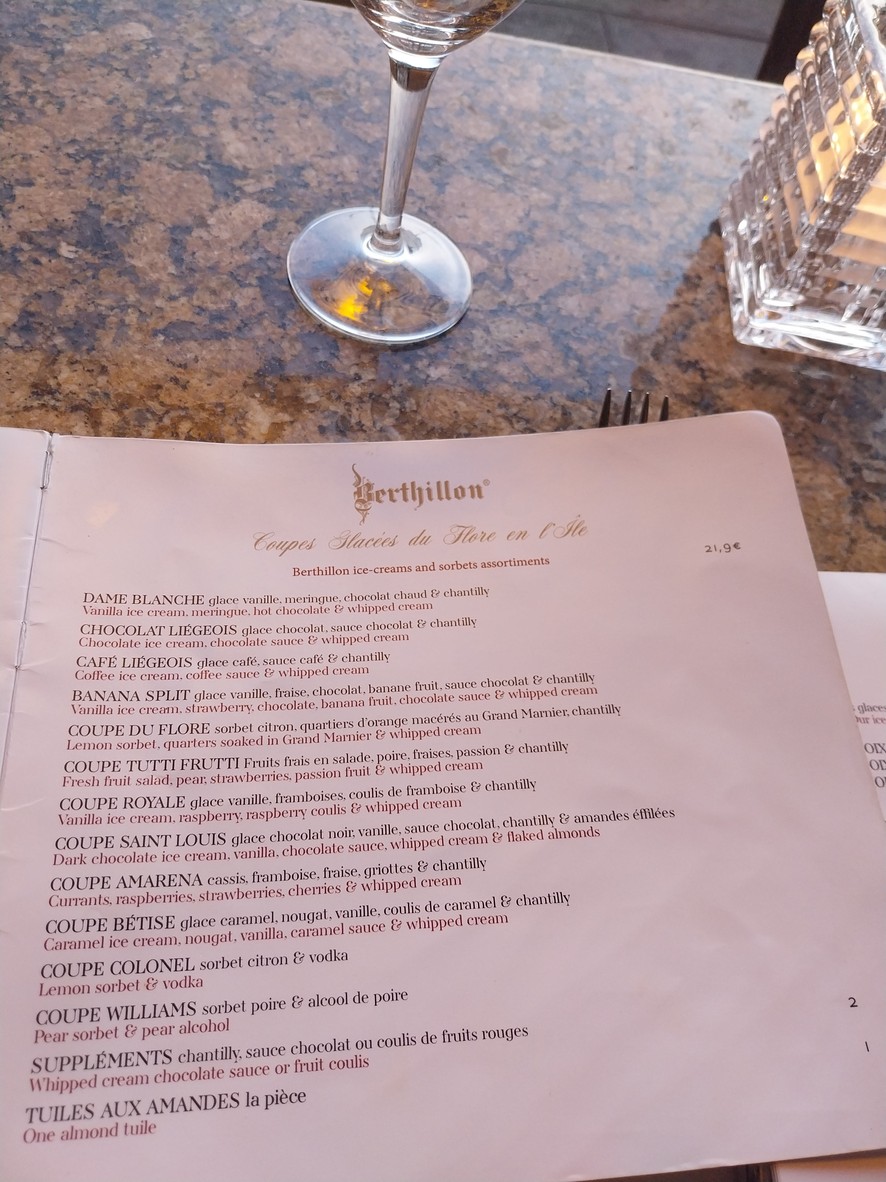 Le Flore en l'Île menu 3