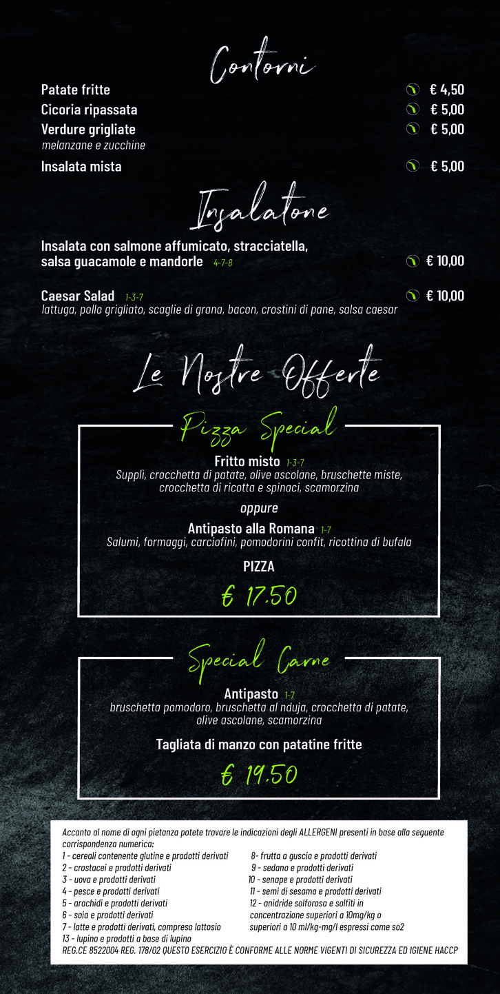 Gustoso Gluten Free Passion Roma menu 4