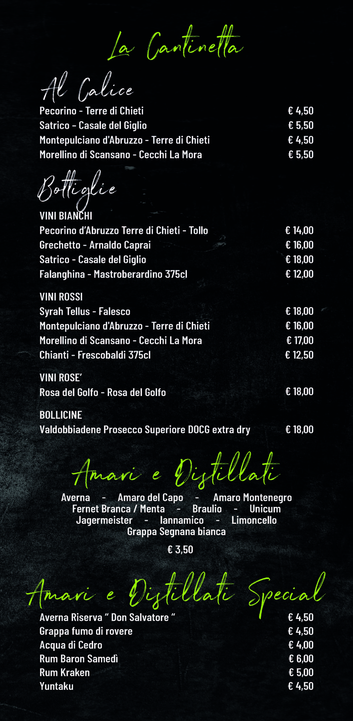 Gustoso Gluten Free Passion Roma menu 6