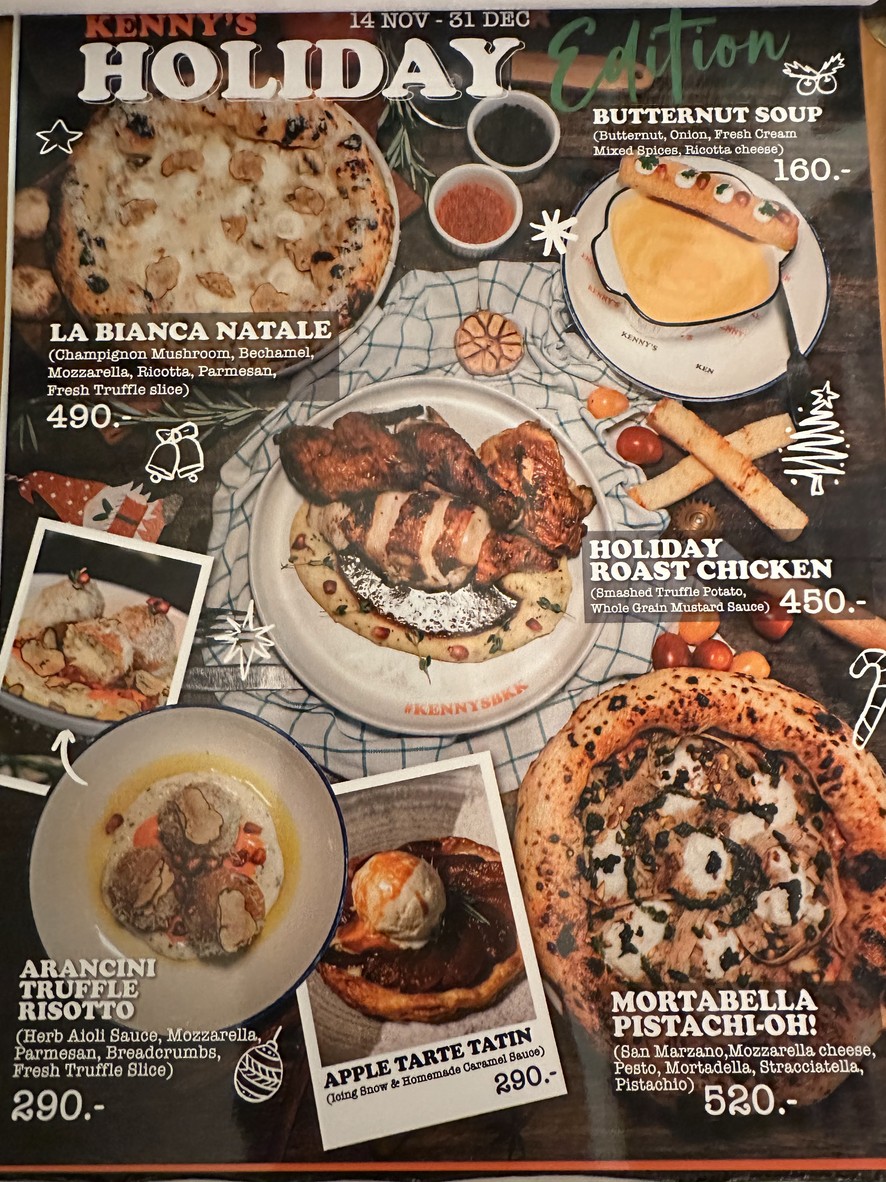 Kenny's BKK - Ari menu 2