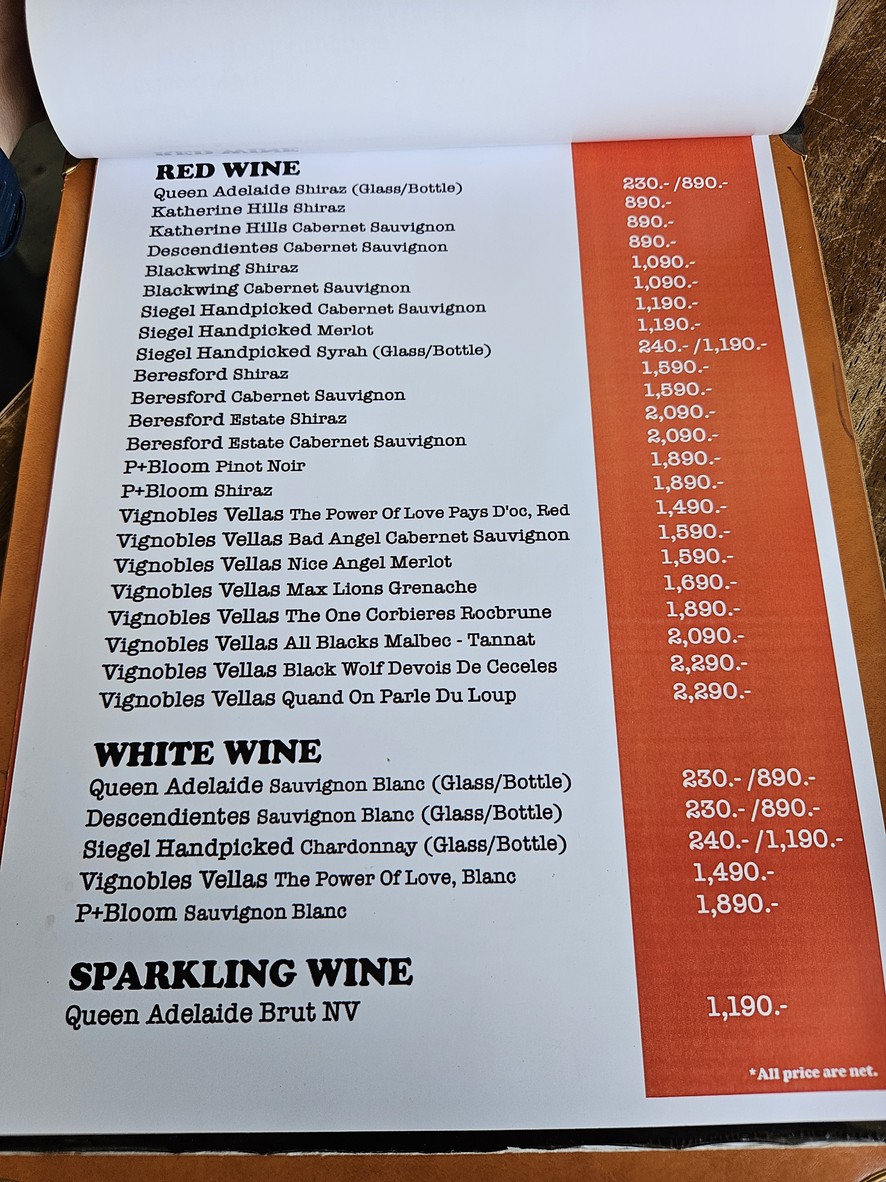 Kenny's BKK - Ari menu 3