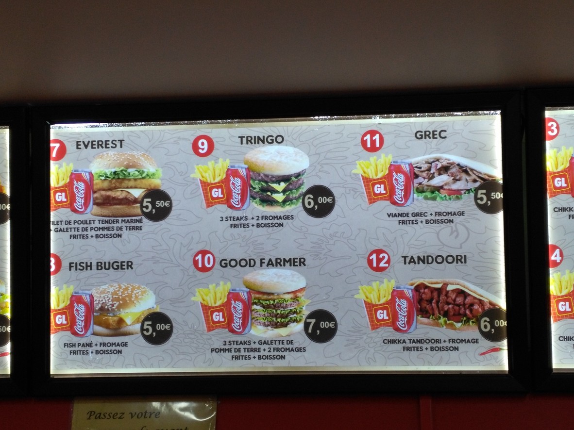 Good Lunch menu 2