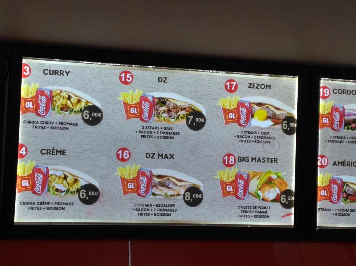 Good Lunch menu 3