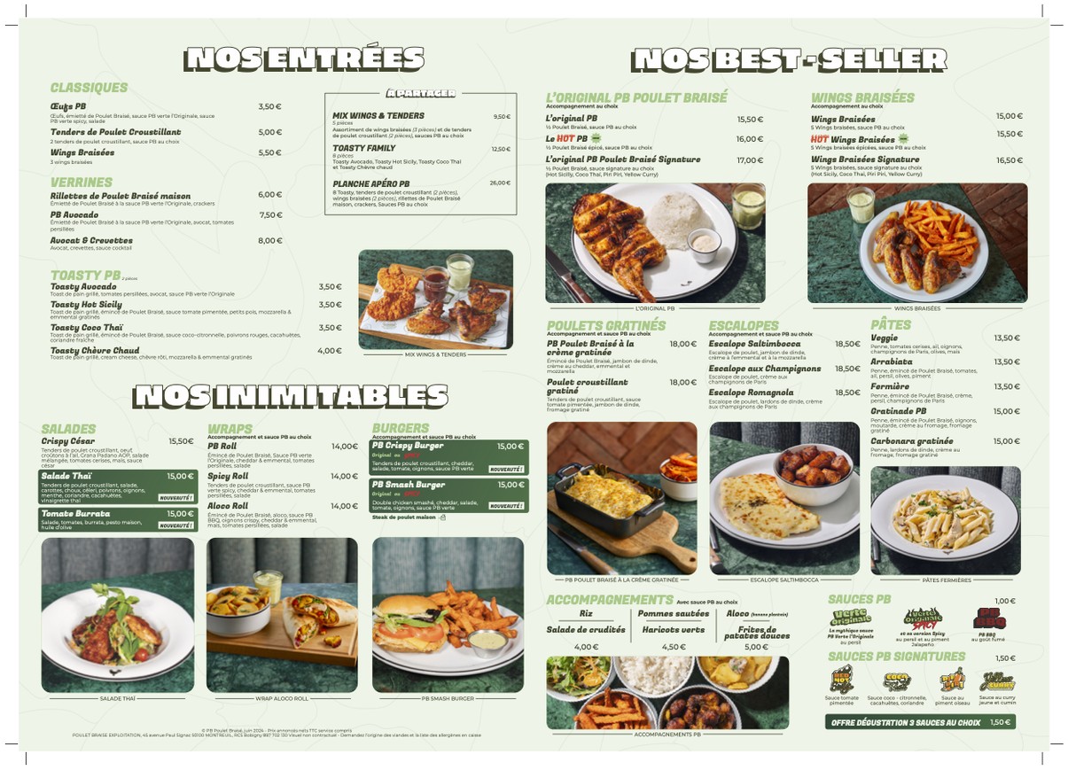 PB Pollo Braseado Ivry menu 1
