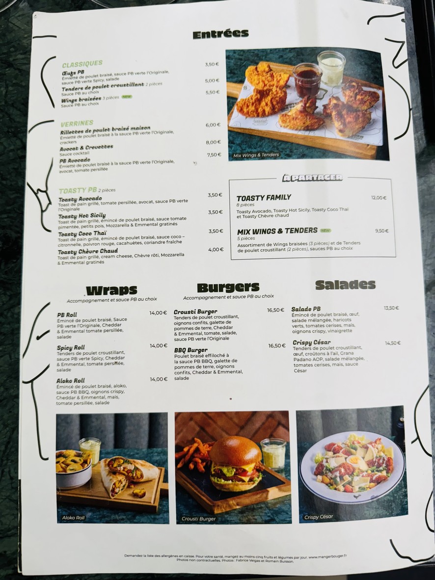 PB Pollo Braseado Ivry menu 2