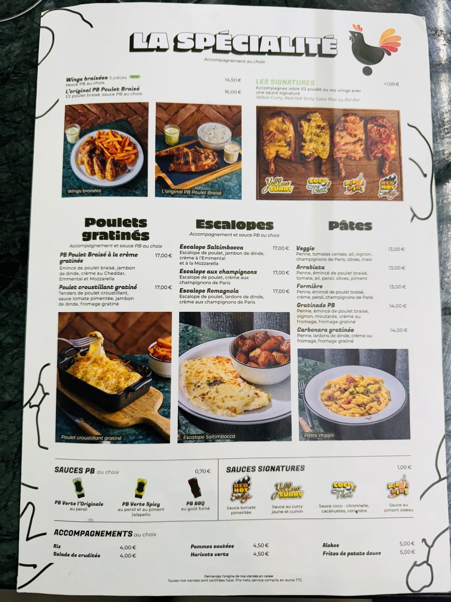 PB Pollo Braseado Ivry menu 3