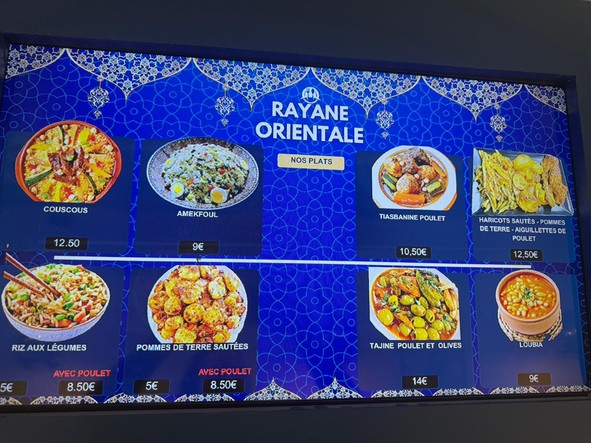 Rayane Orientale : Restauration Traditionnel