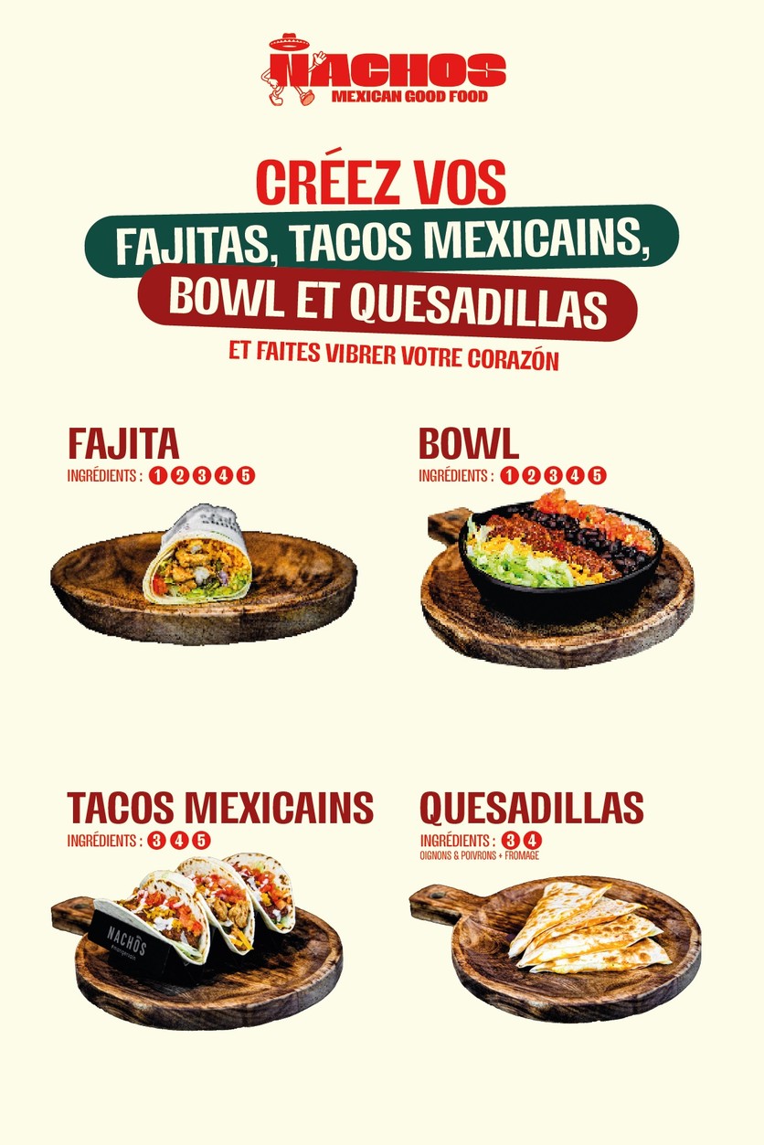 NACHOS - MEXICAN GOOD FOOD menu 1