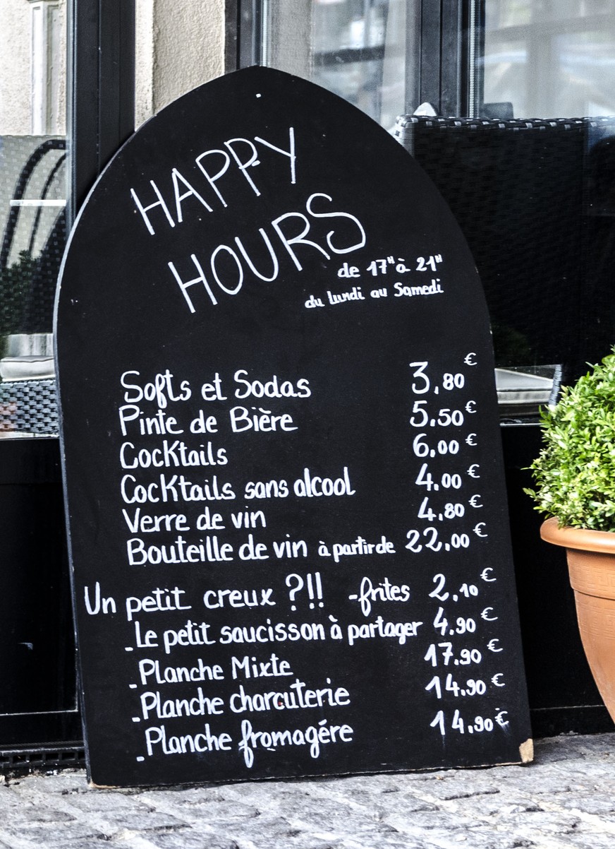 Bistrot Le Saint Cloud menu 2