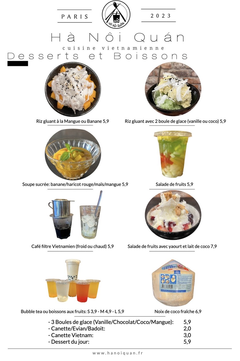 Hanoi Quan menu 3