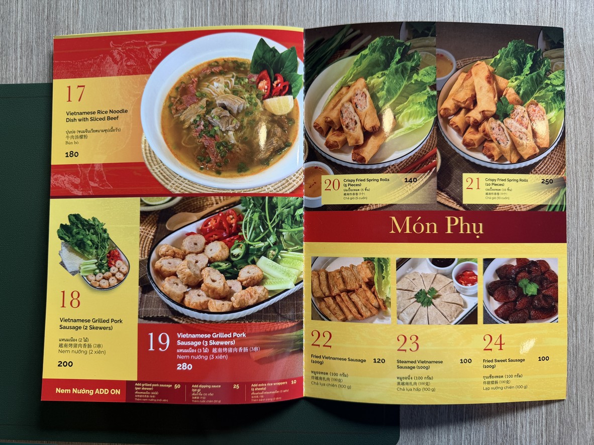 NHA BIN @ Charoenkrung - เฝอบ้านบินห์ ณ. เจริญกรุง menu 4