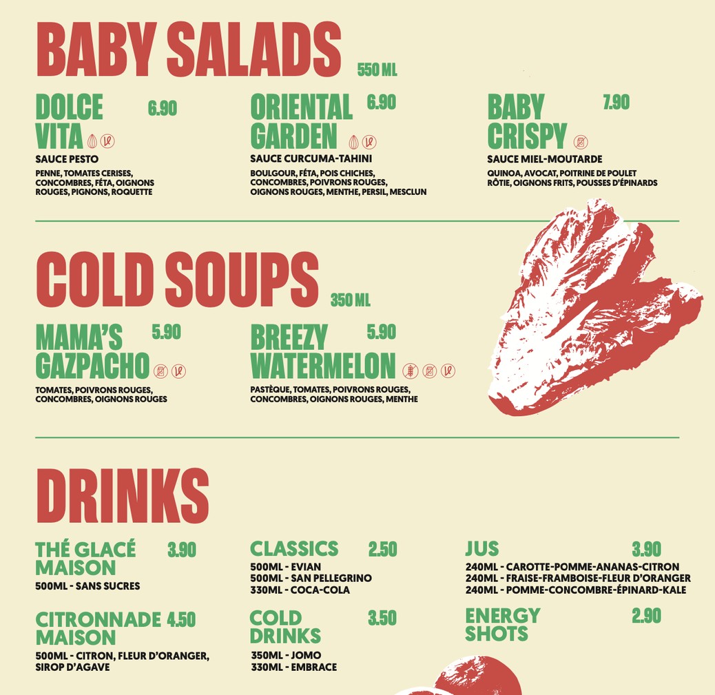 Elle & Dee's - Neuilly menu 2