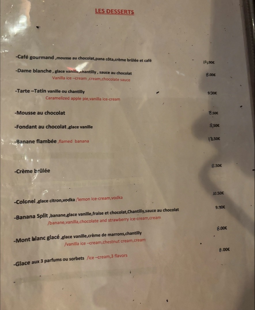 Saveurs de Savoie menu 3