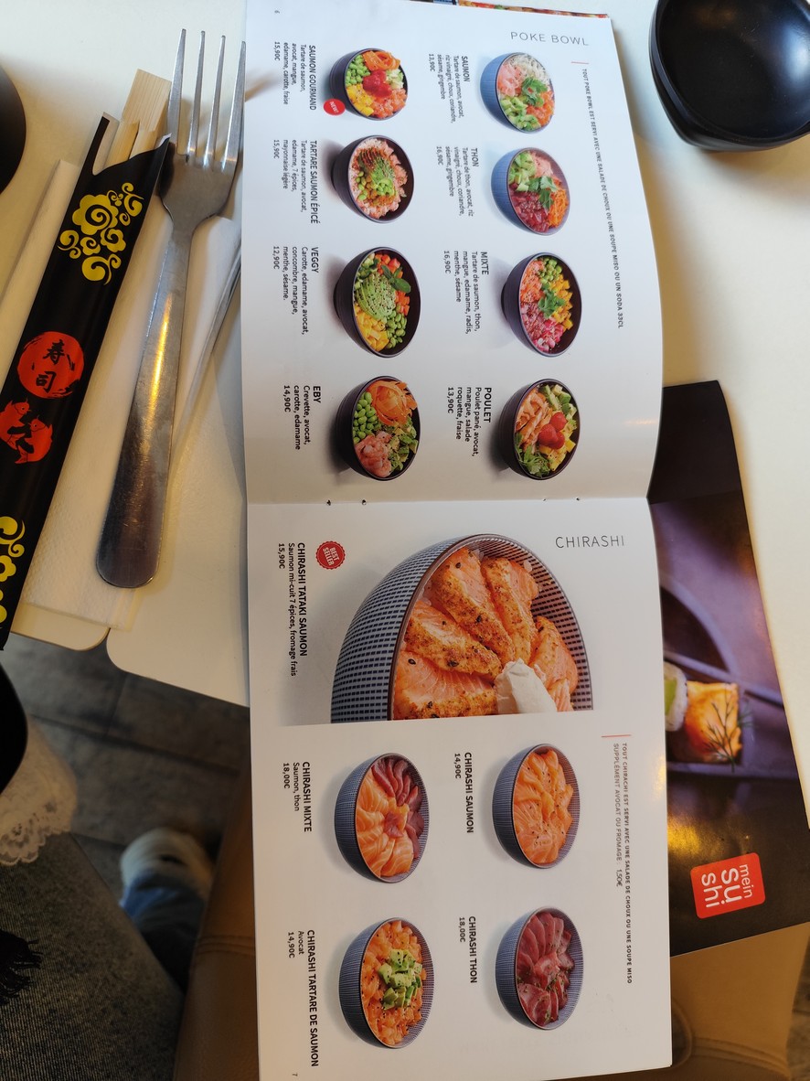 MEIN SUSHI menu 2