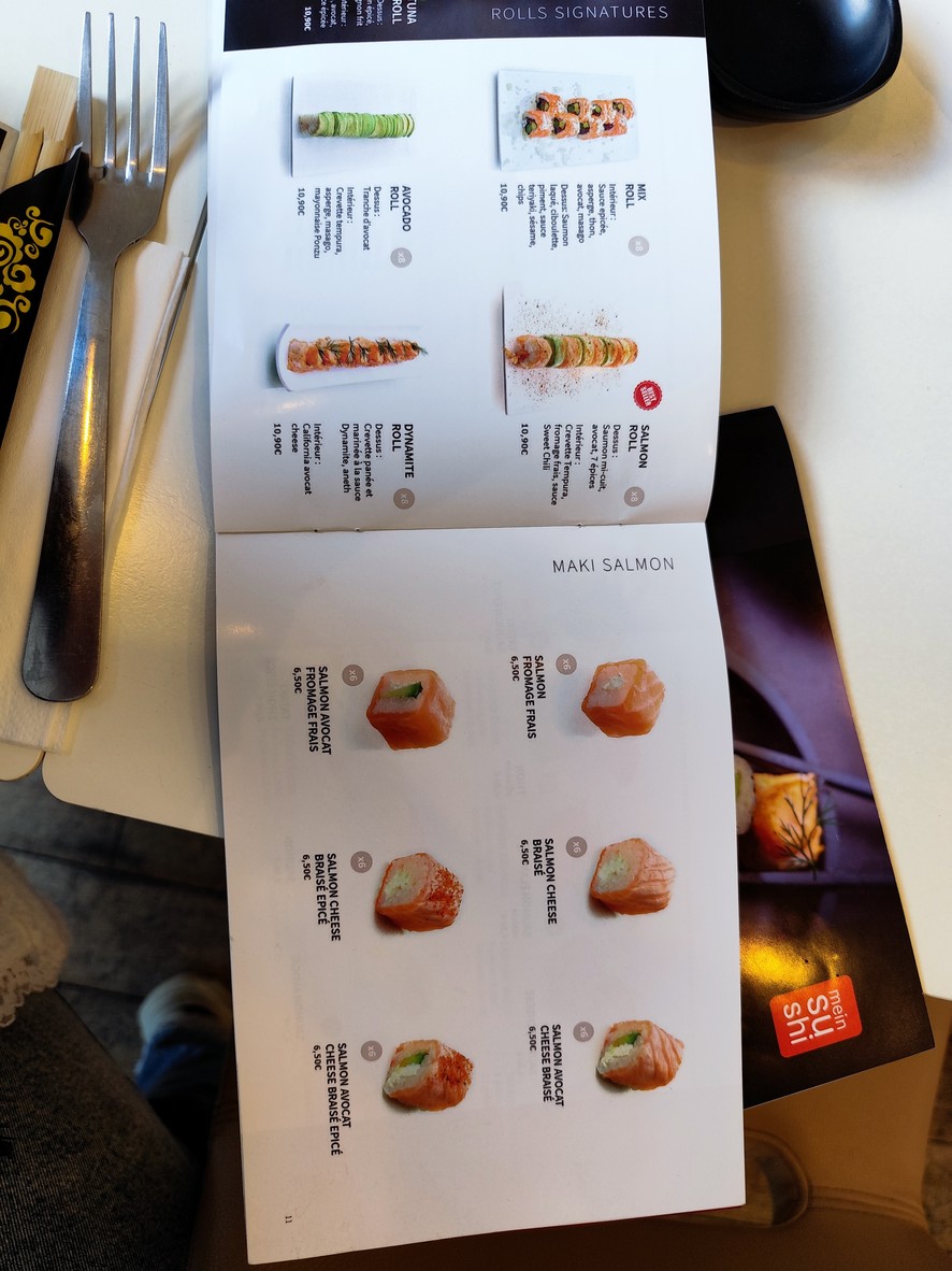 MEIN SUSHI menu 7